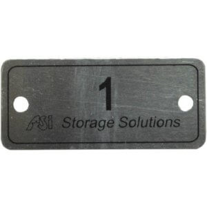 ASI Locker Number Plates