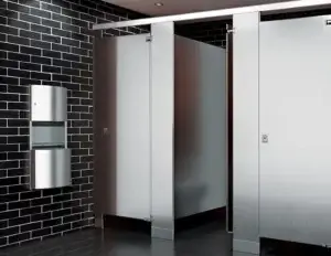Stainless Steel Toilet Partitions by ASI Global Partitions