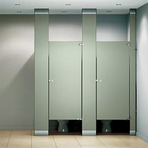 Powder Coated Metal Toilet Partitions by ASI Global Partions - Image 4