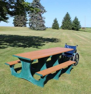 Easy Access Picnic Table