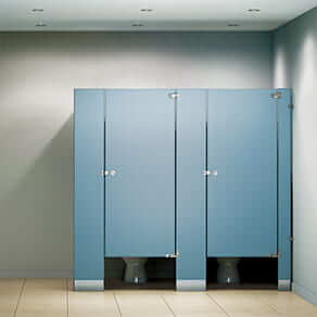 Powder Coated Metal Toilet Partitions by ASI Global Partions - Image 3
