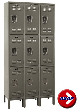 Hallowell Premium Lockers 3 Tier x 3 Wide