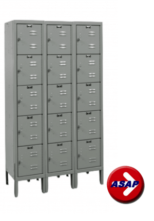 Hallowell Premium Lockers 5 Tier x 3 Wide