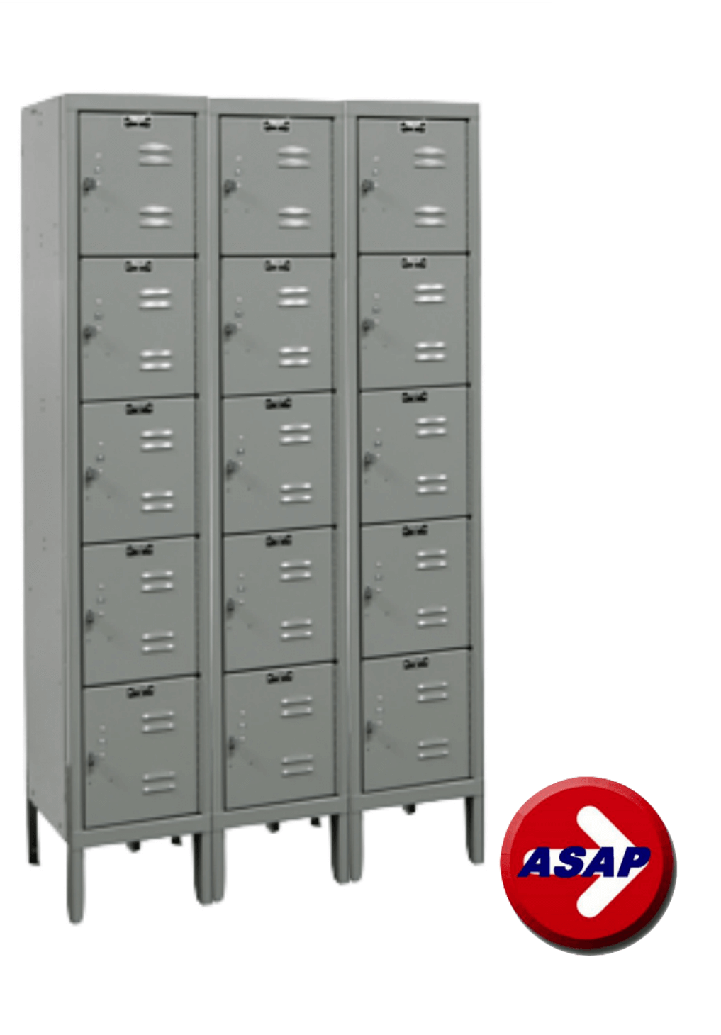 Hallowell Premium Lockers 5 Tier x 3 Wide Robinson Steel Co.