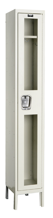 Hallowell Safety View Lockers 1 tier x 1 wide