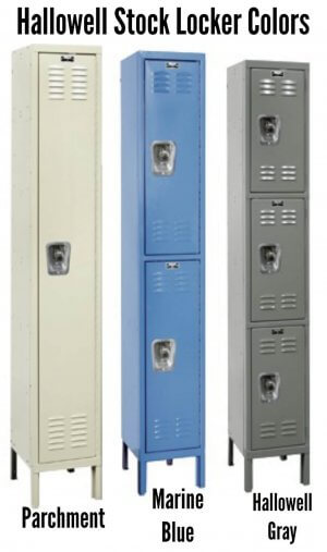 Hallowell Premium Lockers 16 Person Box Lockers