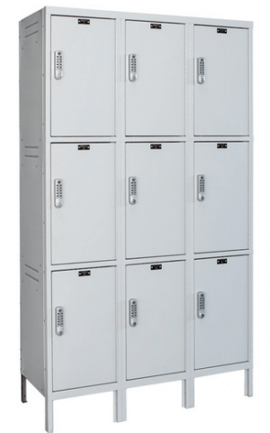 Laptop & Backpack Lockers - 3 Tier x 3 Wide