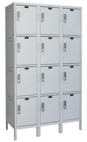 Laptop & Backpack Lockers - 4 Tier x 3 Wide