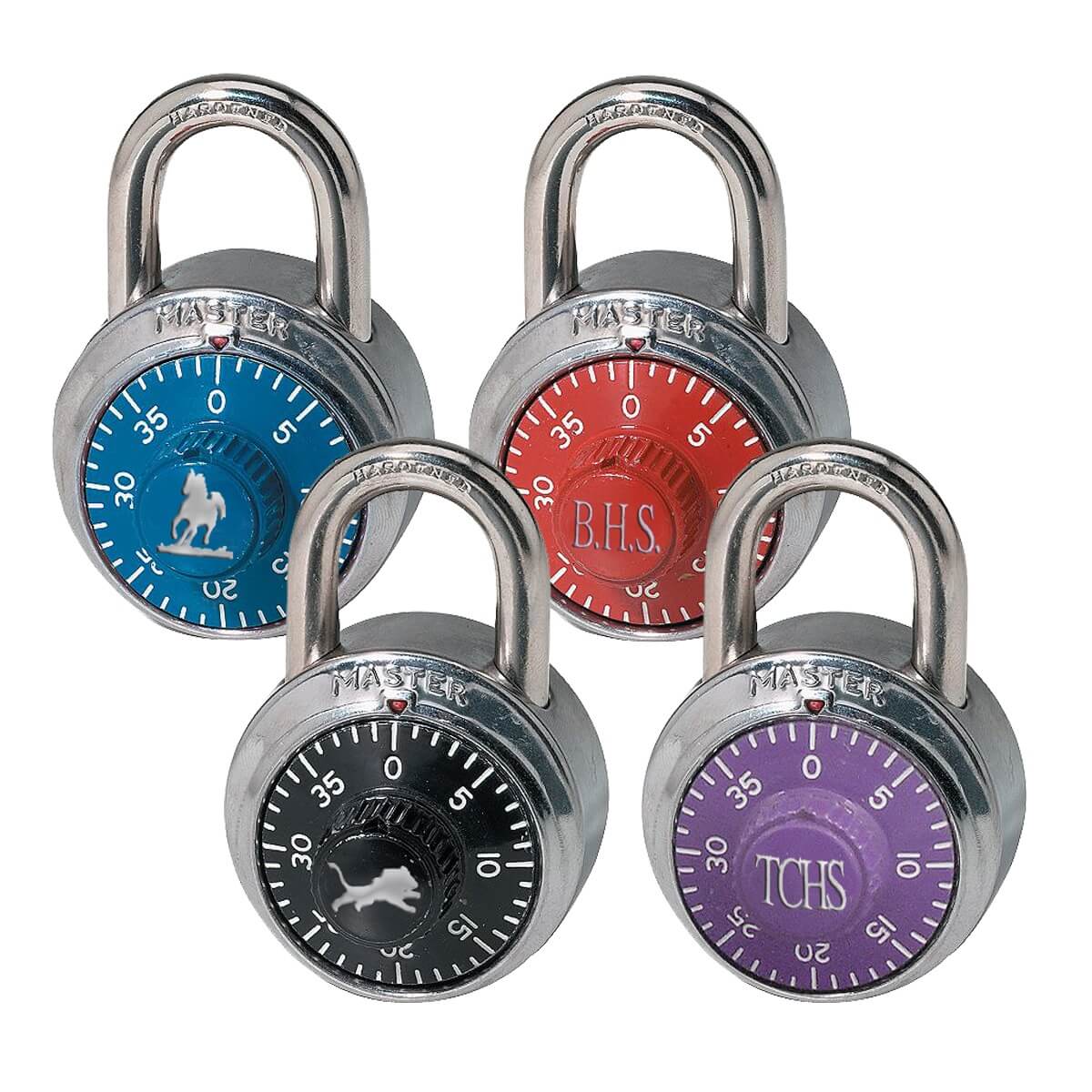 Master Lock 1525 General Security Combination Padlock with Key Control —