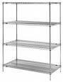 Metro Wire Shelving in Chrome