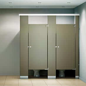 Powder Coated Metal Toilet Partitions by ASI Global Partions - Image 2