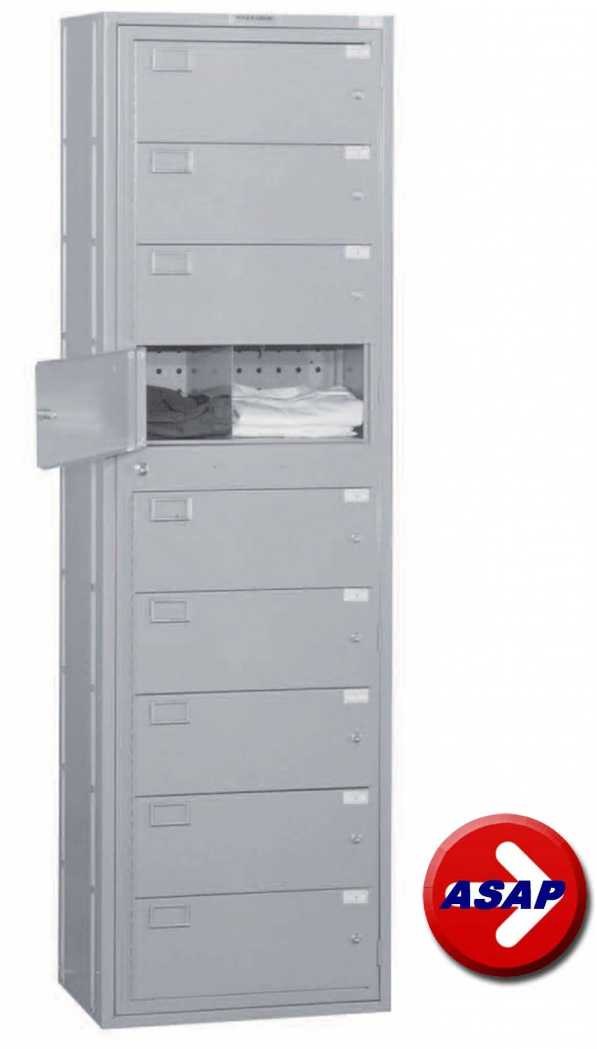 Penco 9 Compartment Folded Garment Dispenser Robinson Steel Co.