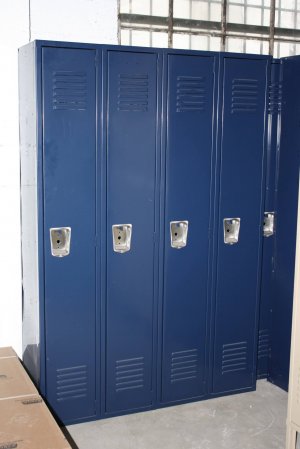 Penco Single Tier Lockers Regal Blue