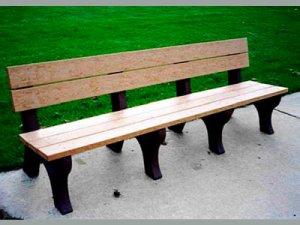 Plastic Park Bench