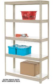 Rivet Lock Boltless Shelving MELAMINE LAMINATE DECK