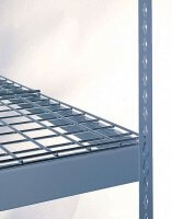 Industrial Rack With Interlocking Wire Decks