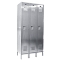 Stainless Steel Lockers 1 Tier 3 Wide