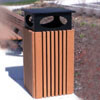 Trash Receptacle 40 Gallon with Rain Cap